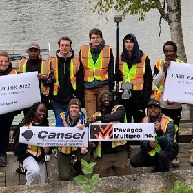 Students from the Civil Engineering program at Ahuntsic College in Montreal, QC